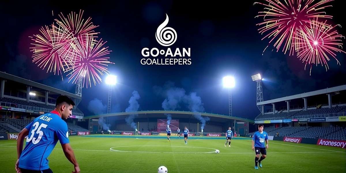 Goan Goalkeepers Diwali Celebration Goan Goalkeepers Diwali special event with illuminated stadium and firecracker effects
